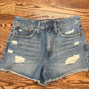 Madewell Denim Distressed Women's Shorts